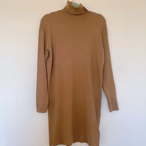 Michael Kors Camel Knit Dress M size - Picture 1 of 8